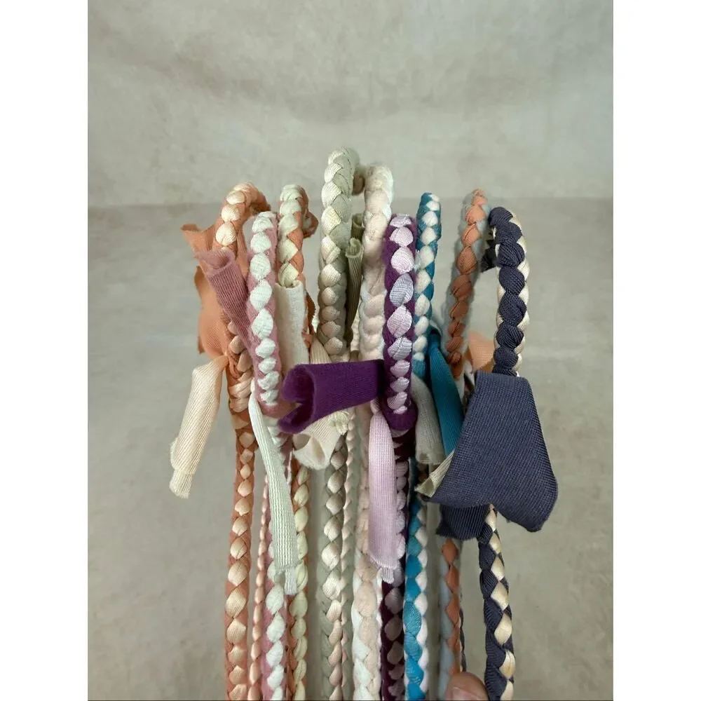 Vintage Handmade Fabric Clothing Hanger Lot of 9